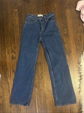 The 90s relaxed Jean High-Rise Straight Abercrombie and fitch Jeans - Dark Blue